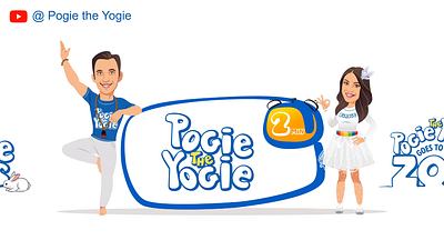 Animated Logo Series for Kids’ Yoga Channel #2 animated logo character character animation childrensbookillustration concept art educational freelanceartist kids animation mindfulness motion design social media post yoga youtube branding