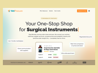 B2B Marketplace - Landing page design 3d animation branding graphic design landingpage logo motion graphics ui ux web webdesign website