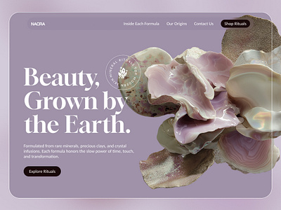 Beauty Website Concept design ui ui design web design website