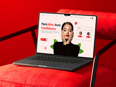 Modern Skincare eCommerce Website Design | Apptechies beauty brand design cosmetic cosmetic brand ecommerce interface design landing page product page design skincare skincare ecommerce skincare website uiux design web design web layout web ui website wellness wellness website