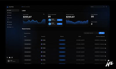 Asynctools - Memecoin Launcher & Bundler branding design graphic design logo memecoin trending ui ux web3 website