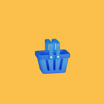 FOOD BASKET ANIMATION 3d basket blender burger delivery design drink food fries graphic design icons illustration motion graphics online