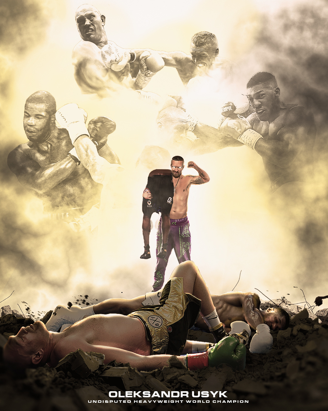 Oleksandr Usyk | Boxing Poster Design boxing boxing design boxing heavyweight boxingposter oleksander usyk