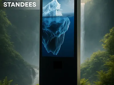 Vectradigi Digital Standee branding digital standee vectradigi vectradigi technologies