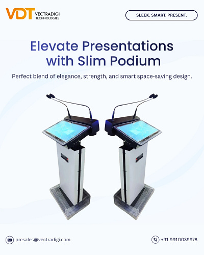 Vectradigi Slim Podium presentations slim podium vectradigi vectradigi technologies