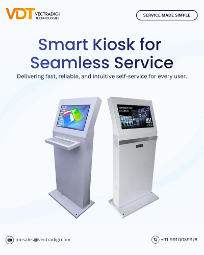 Vectradigi Smart Kiosk computer kiosk presentations self service kiosk smart kiosk touchscreen kiosk vectradigi vectradigi technologies