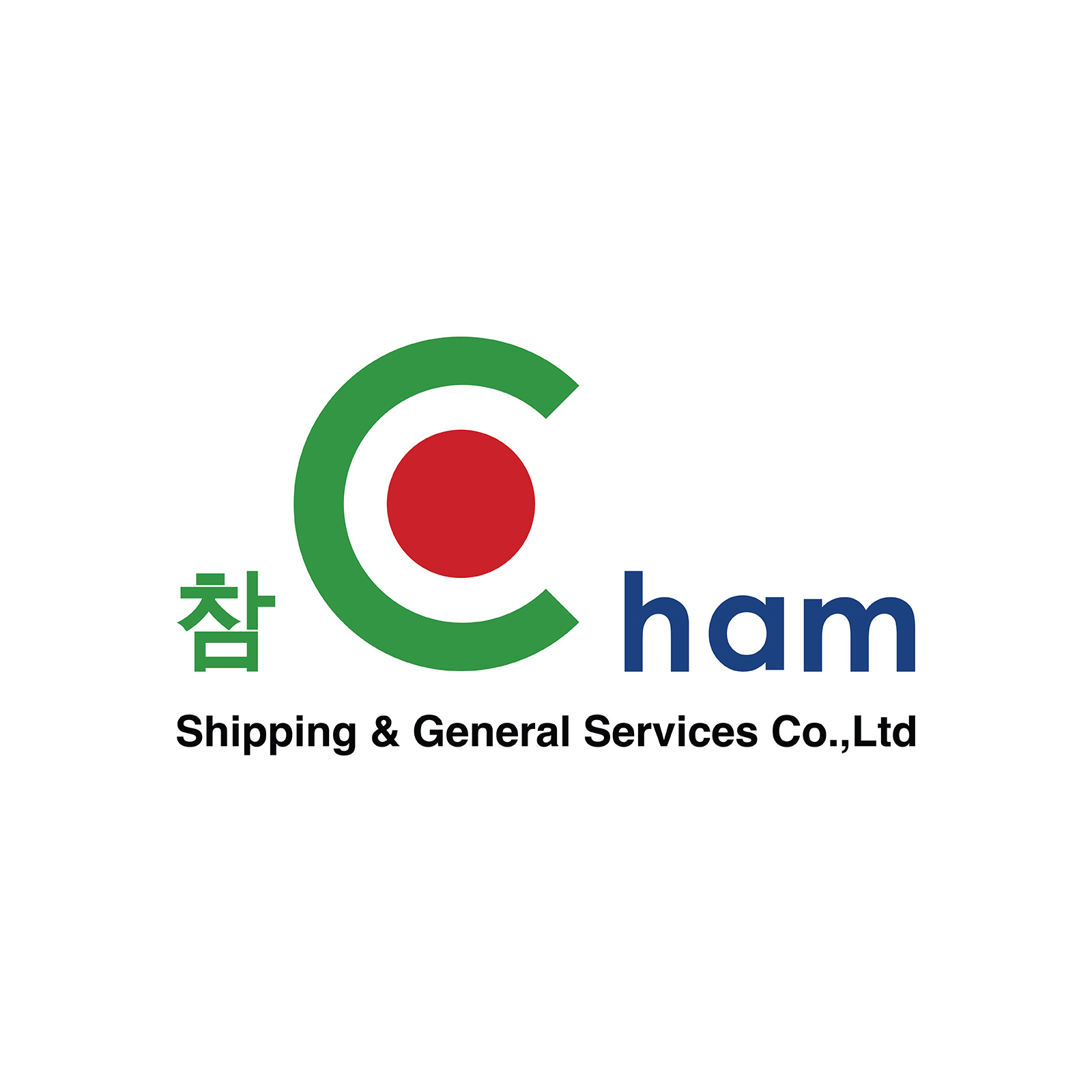 Cham Shipping & General Service Logo Show Case branding logo