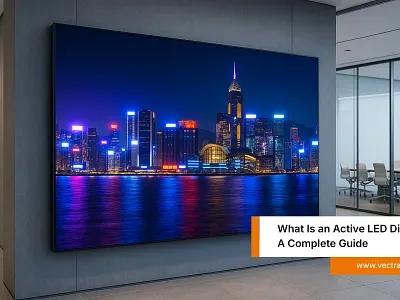 What Is an Active LED Display? A Complete Guide active led display led display screen vectradigi vectradigi technologies