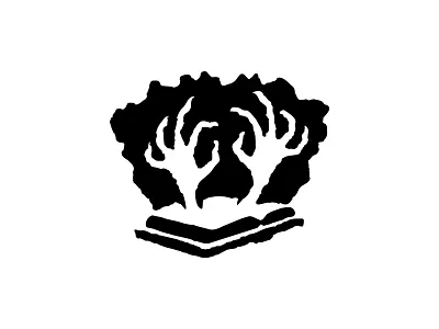 Magic Book Sinister Hands Logo buy fantastic fantasy hand logo logos logotype magic mystery mystical sale sinister witch zombie