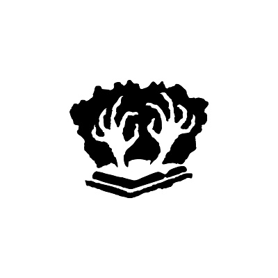 Magic Book Sinister Hands Logo buy fantastic fantasy hand logo logos logotype magic mystery mystical sale sinister witch zombie