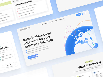 AI Swap Arbitrage Landing Page ✸ Fintech ai ai tools dashboard data faq fintech hero image landing page pricing responsive design saas testimonials ui ui design ux ux design web design