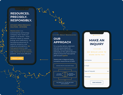 Wastelocker Website app design graphic design logo ui ux