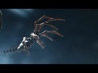 Alien: Sevastopol 3d alien facehugger motion graphics