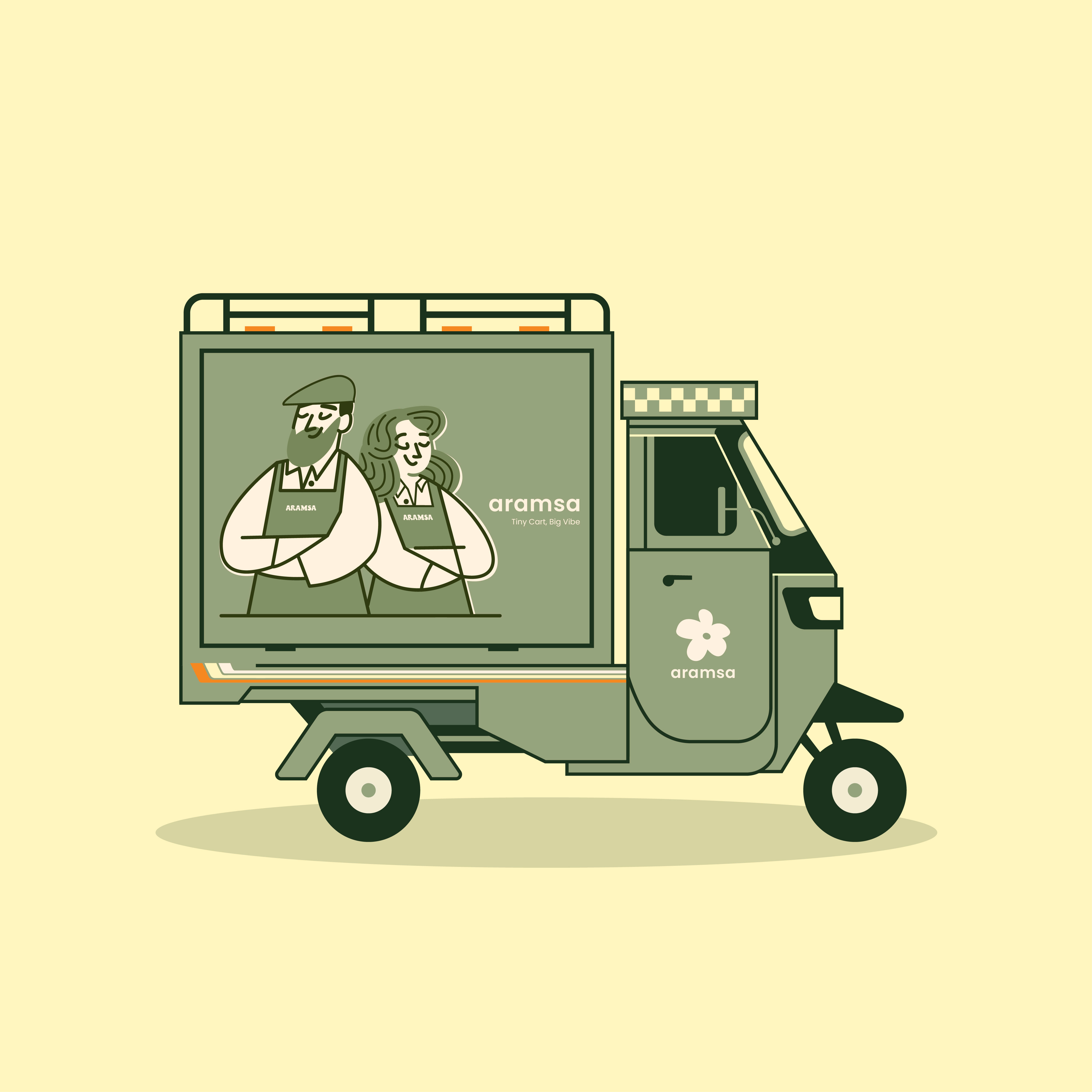 Aramsa Coffee brand identity branding coffee graphic design logo