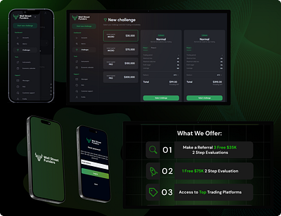 WallStreetFunders Website + Platform app branding design graphic design illustration logo typography ui ux vector