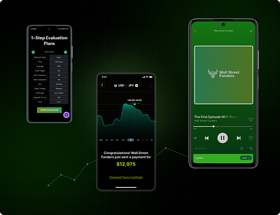WallStreetFunders Website + Platform app branding design graphic design illustration logo typography ui ux vector