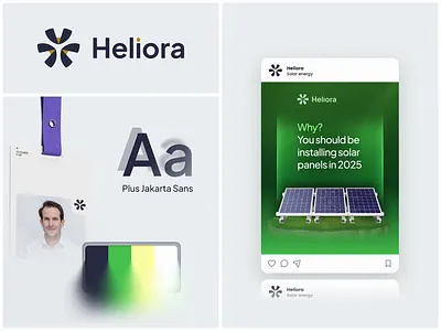 Heliora: Solar Energy Branding & Renewable Power Identity Design brand identity branding branding design clean energy clean tech eco friendly brand energy green green energy logo design minimalist motion graphics renewable energy solar energy solar panel company solar power startup sustainable sustainable energy visual identity