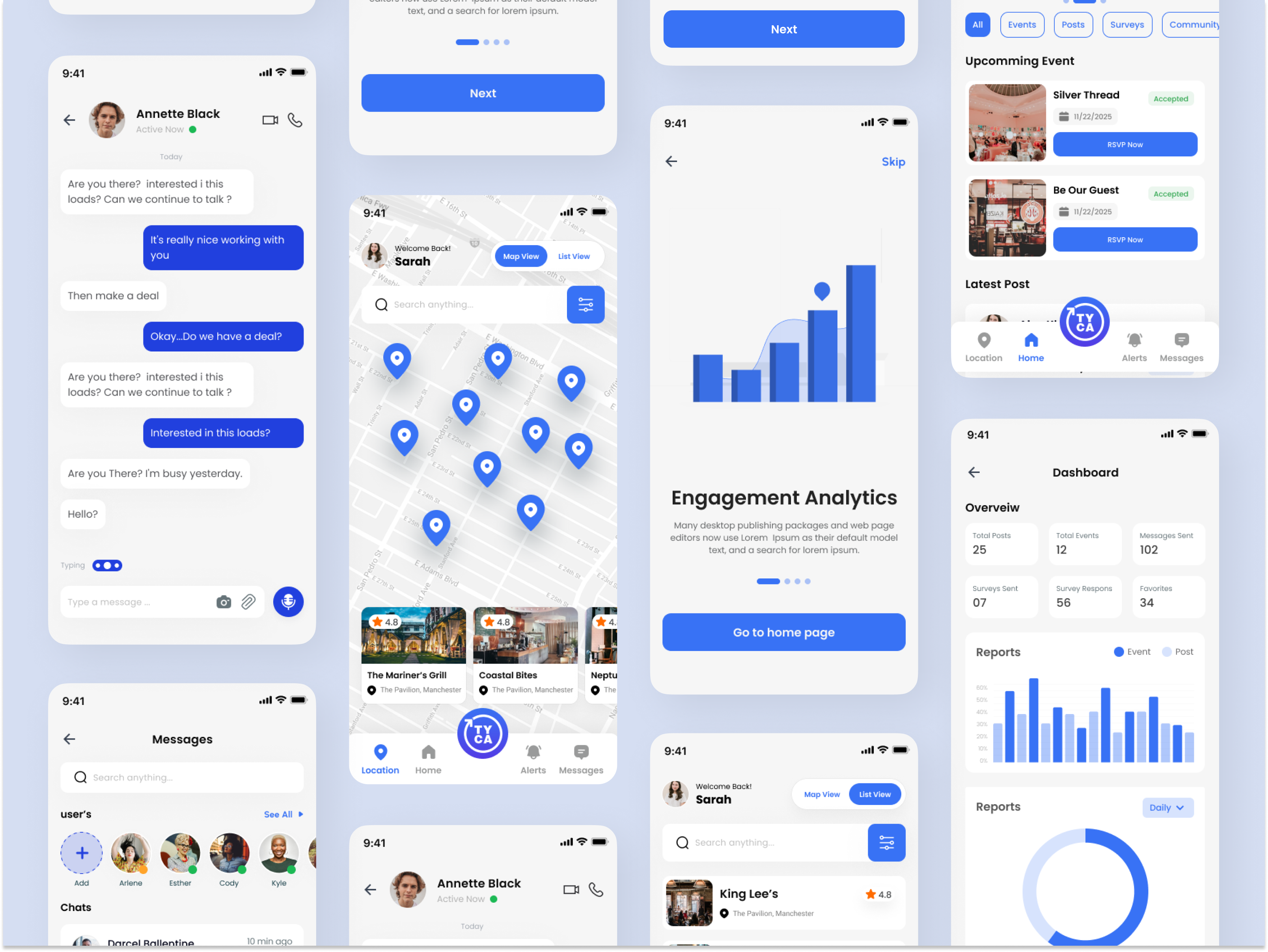 Local Discovery App community app discover local ui location based app map based app design nearby places app social map ui uiux design ux case study