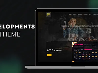 Tebex scripts webstore desgin buycraft coding design development figma fivem fivem template game game design monetization store tebex web design