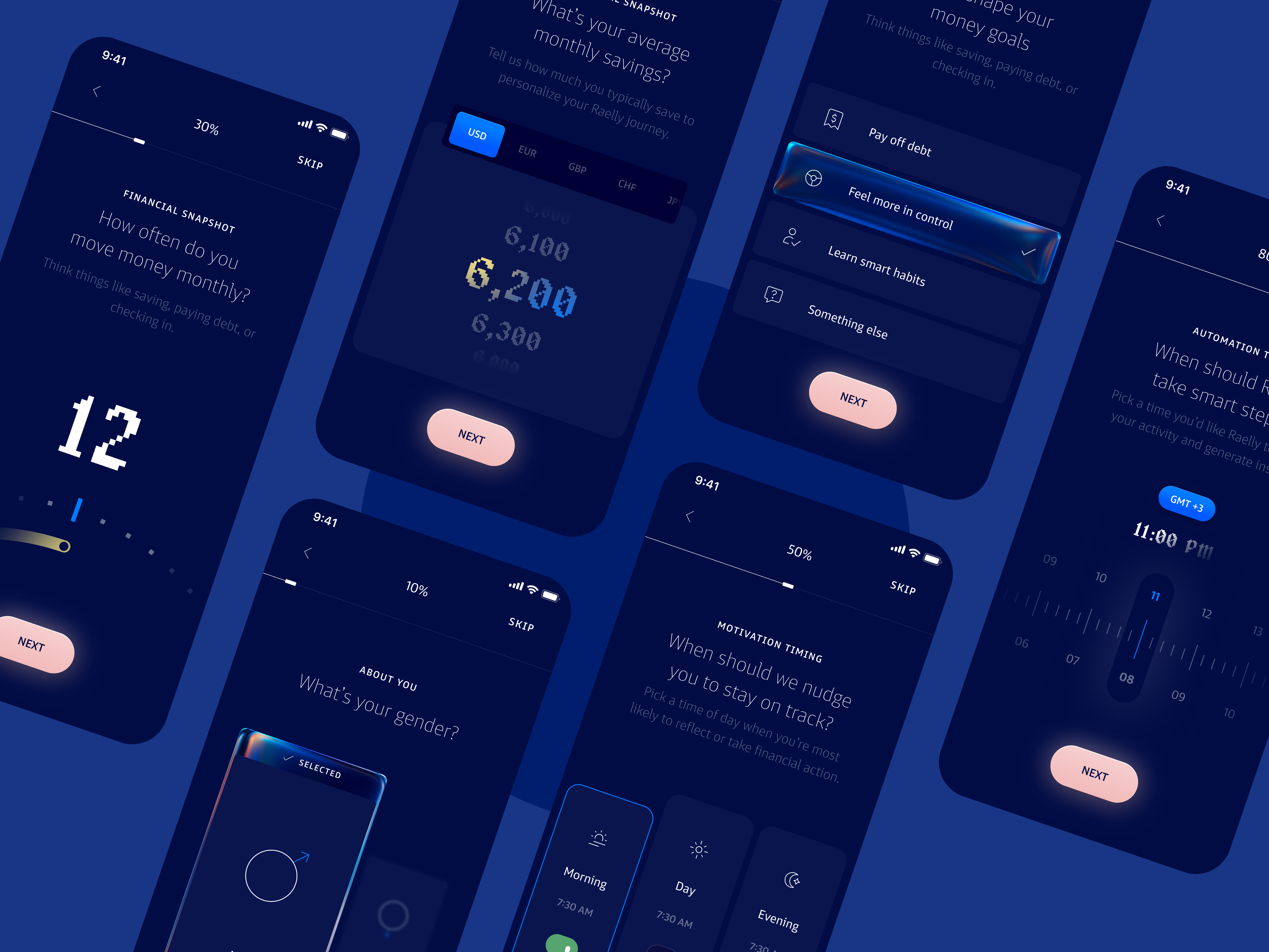 Raelly Mobile App design flat mobile ui ux