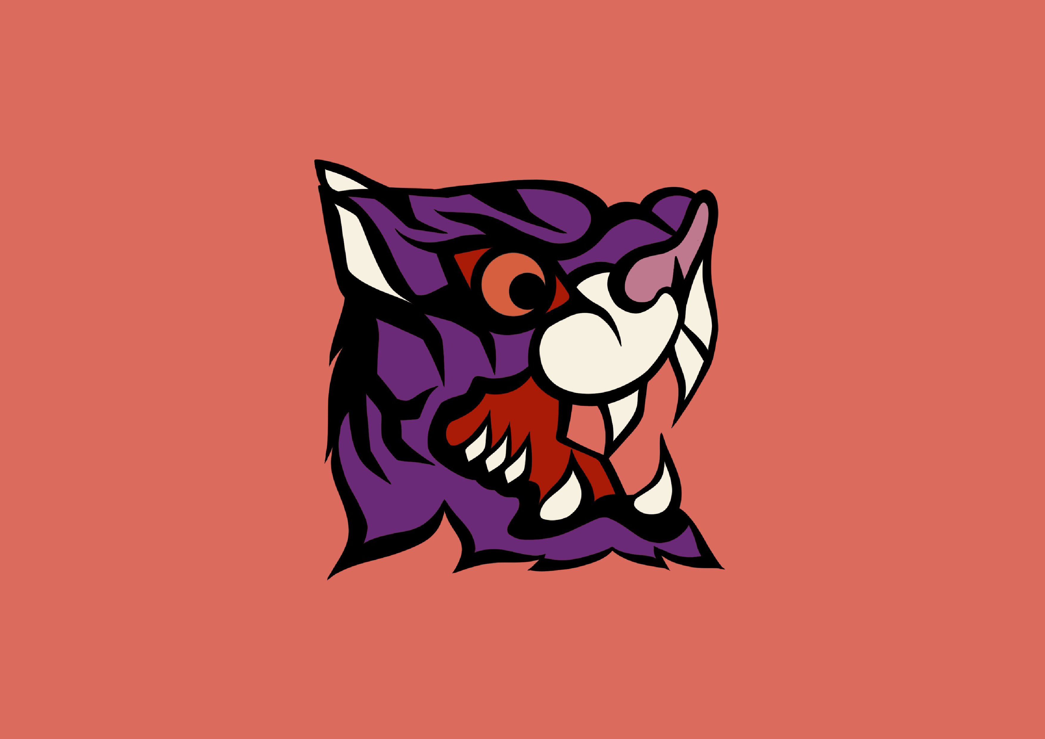 Example of Purple tiger logo