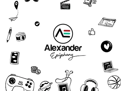 Alexander Epiphany Packaging Design alexander epiphany art bag branding clothing doodles downsign fashion graphic design graphic designer icons logo packaging sam omo