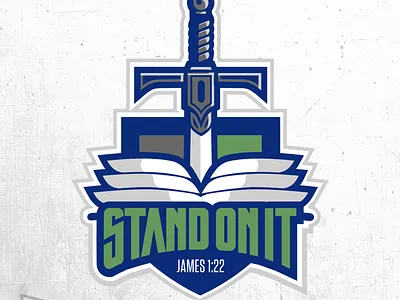 Logo concepts - which one is the winner bible chipdavid dogwings drawing logo retreat student ministry sword vector
