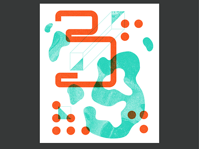 XXXIX collage design geometry illustration layout pattern texture type