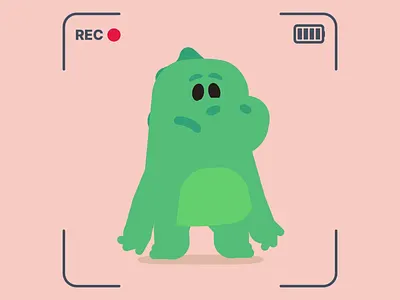 Margot the Dinosaur after effects animal character dinosaur joysticksnsliders kids