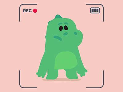 Margot the Dinosaur after effects animal character dinosaur joysticksnsliders kids