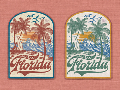 Design For $ale (Text Can Be Changed) beach branding company brand logo company branding company logo design graphic design illustration logo miami palm sea typeface wave