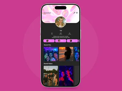 #DailyUI - Day 6 Profile Design app design social media design ui