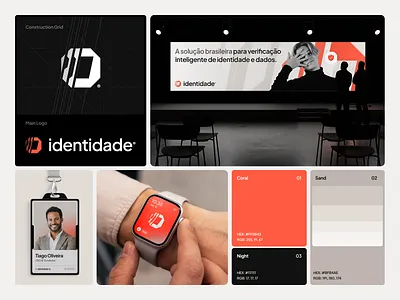 Identidade — Bento Grid Visual Identity brand graphic design