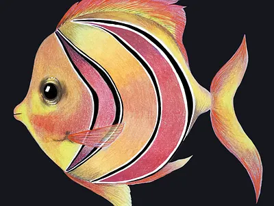 Sea treasures aquatic illustration colorful fish coral reef handdrawing ocean jellyfish marine collection marine design marine pattern ocean life ocean vibes oceanic reef life sea animals sea art sea creatures tropical fish underwater world