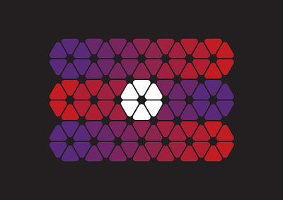 Hexagon graphic design logo vector