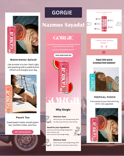 Figma Email Template Design branding design email email design email newsletter email template klaviyo