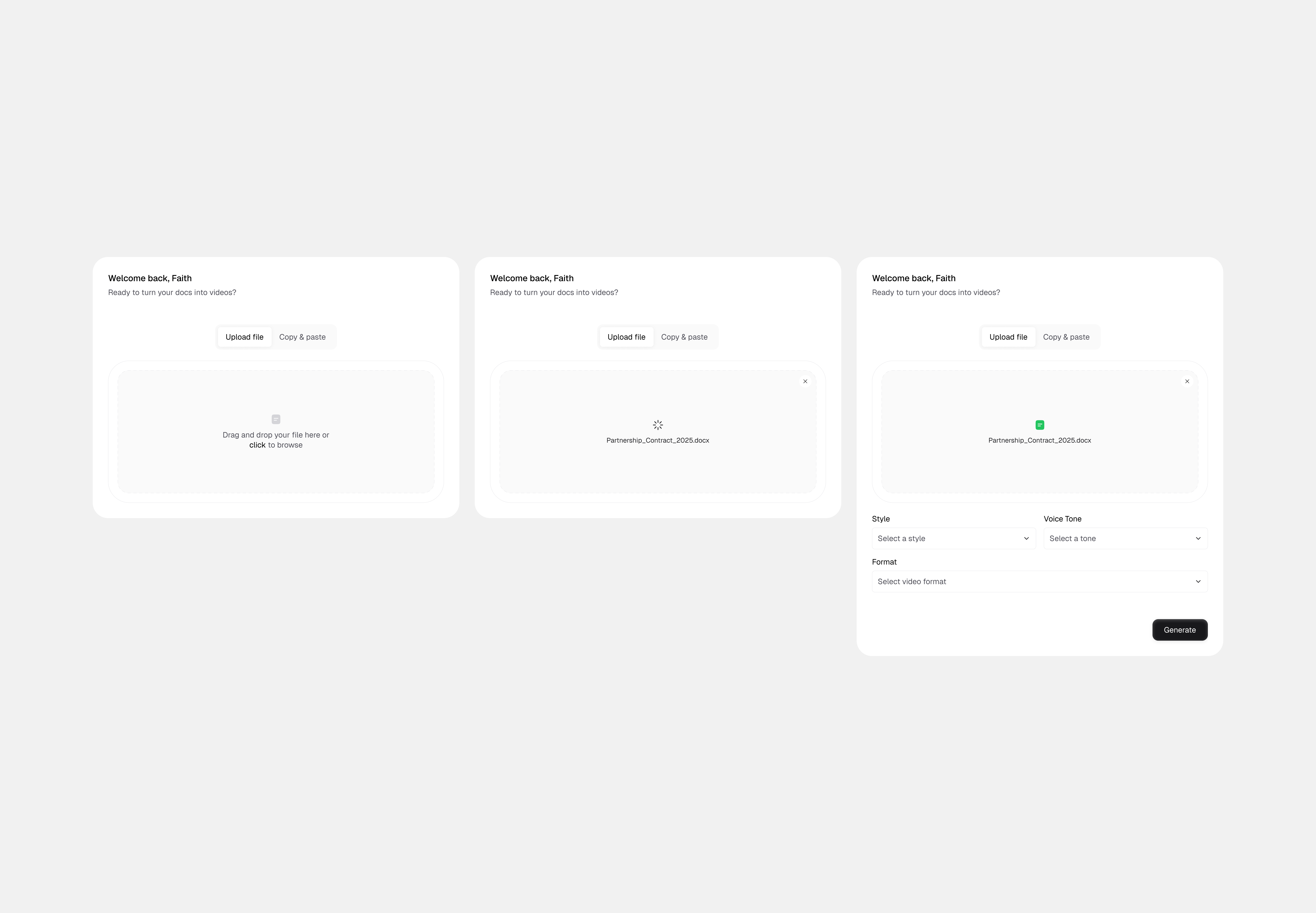 Upload file.doc app daily ui dashboard file ui ui design upload web