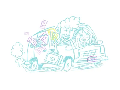 Ryan Trahan - 50 States in 50 Days Sketch 50 states 50 states in 50 days goated hayley pham joyride joyride sweets minivan ryan ryan trahan stjudes van vlog wheel of doom youtube youtube star