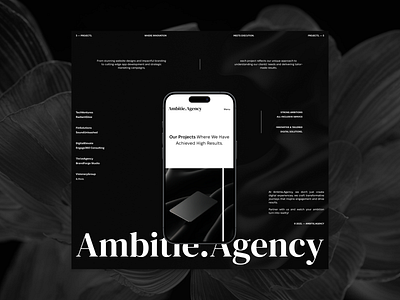 Ambitie.Agency — Mobile (&) Design. agency analytics app brand brand identity branding business businesses campaign content content strategy design digital digital agency marketing mobile app mobile design seo ui ux