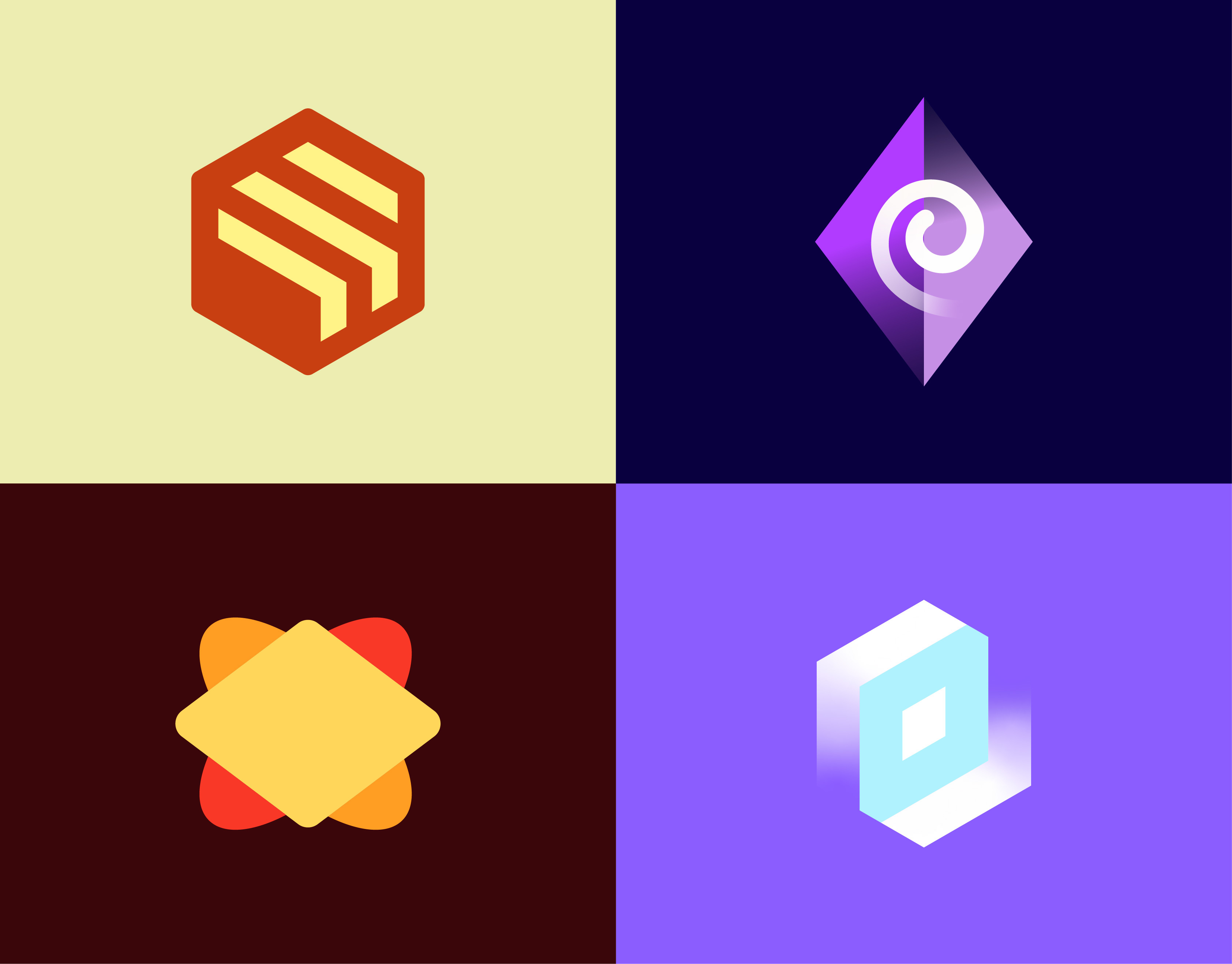 Example of Blockchain • Crypto • Nft • Logo Design