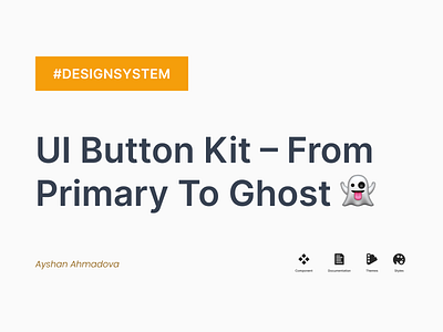 Button System – Variants & States design figma ui