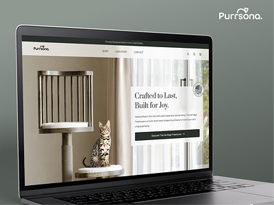 Purrsona – Marketing Website for a Single-Product Launch brand book branding design system ecommerce design product page design uiux design visual identity