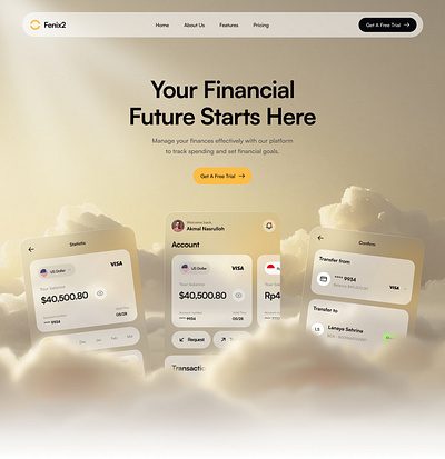 Fenix2 - The Financial Landing Page creativedesign