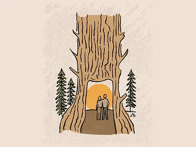 Embraced by giants brush pen colored vector drawing hand drawn doodle hand illustration hand sketch illustrator art illustrator shading indiana indiana artists ink nature art nature drawing pen drawing sketch sketchbook drawing stipple stipple art vector illustration wilderness art