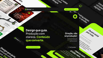 Ornna Prod | Content Studio Website design figma figmadesign framer interface interfacedesign landingpage layoutsite onepage page responsive site studio studioresponsivo ui uidesign ux uxdesign webdesign website