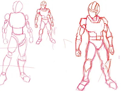 Character Design Sketch illustration