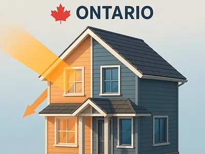 Window Film in Action: 3D Image Shows the Cooling Difference 3d animation before and after cooling costs eco design energy efficiency green home heat blocking home energy home improvement house ontario protection solar protection sunlight uv protection visual comparison window film window tint