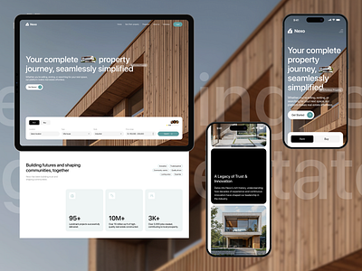 Real Estate Website Design design mobile app property real estate agent real estate app rent app startup ui ui design user interface ux webdesign