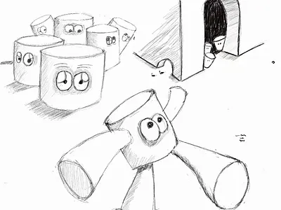 character sketches illustration