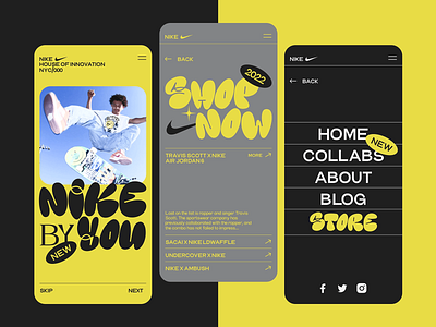 Urban Sneaker App UI Design app design branded design edgy layout fashion app fashion tech mobile shopping mobile ui modern interface nike ui product launch sneaker app sportswear design streetwear typography ui design urban design ux design ux interface youth culture